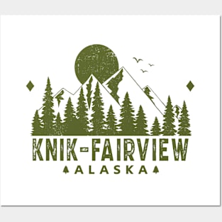 Knik-Fairview Alaska Mountain Souvenir Posters and Art